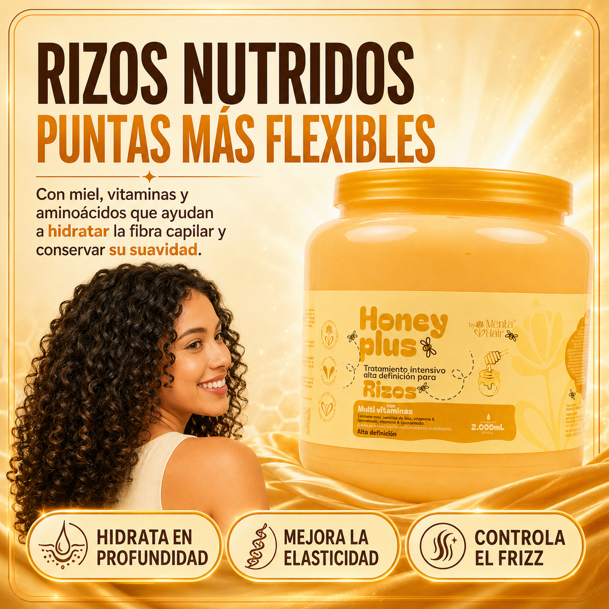 Tratamiento Miel Capilar Honey Plus