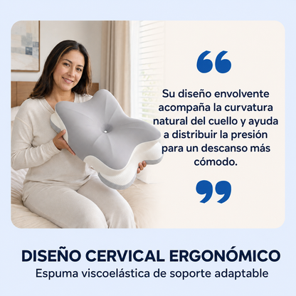 Almohada cervical ortopédica estrella