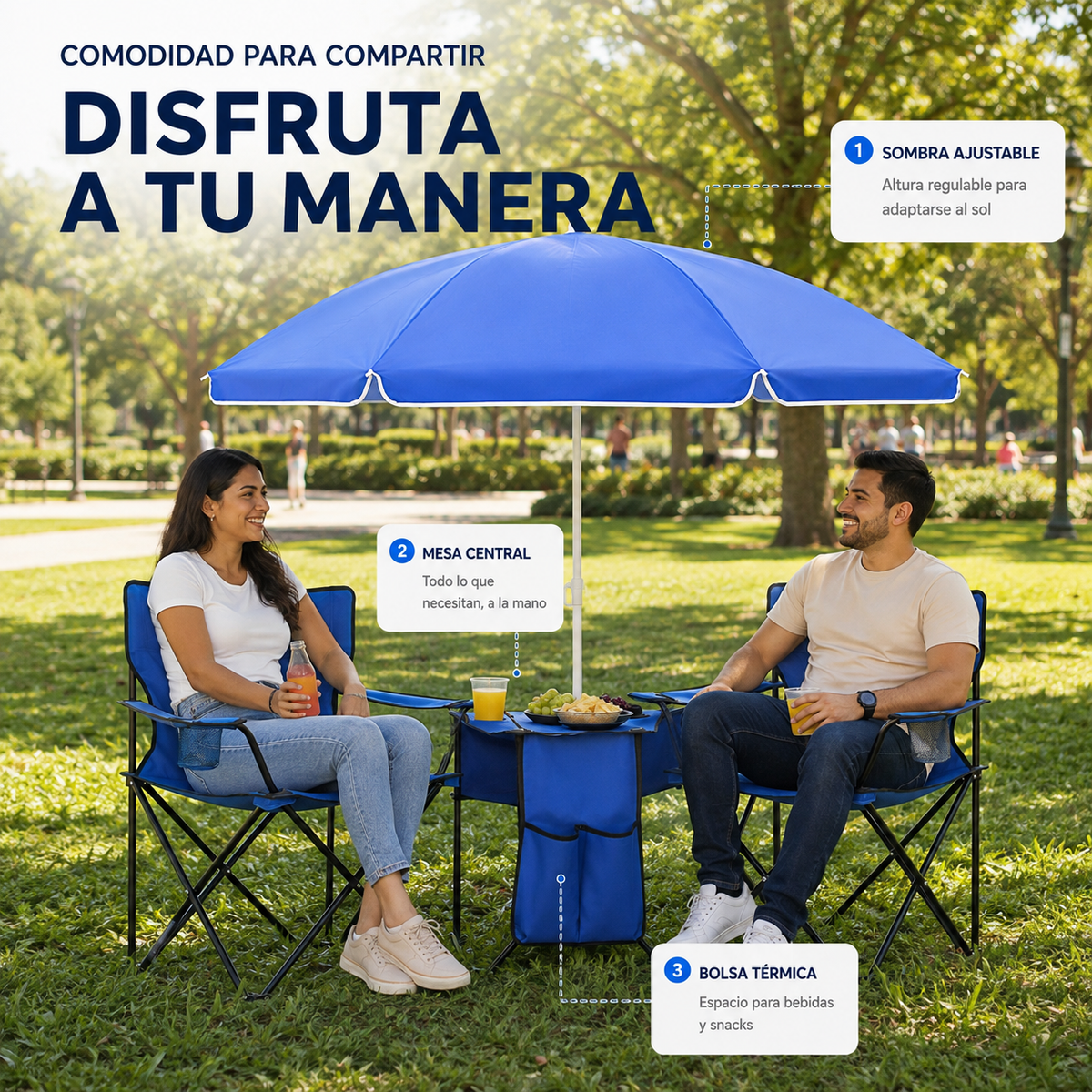 Silla Plegable De Camping De Doble