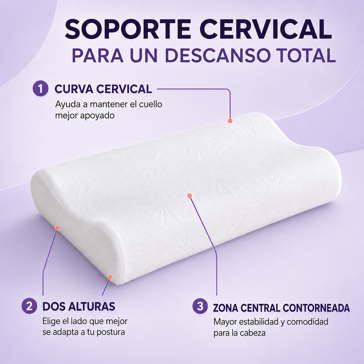 Combo Memory Cervical + Cojín Pierna