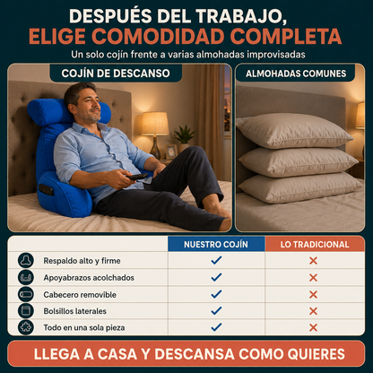 Cojín TV con Apoyabrazos y Cabecero