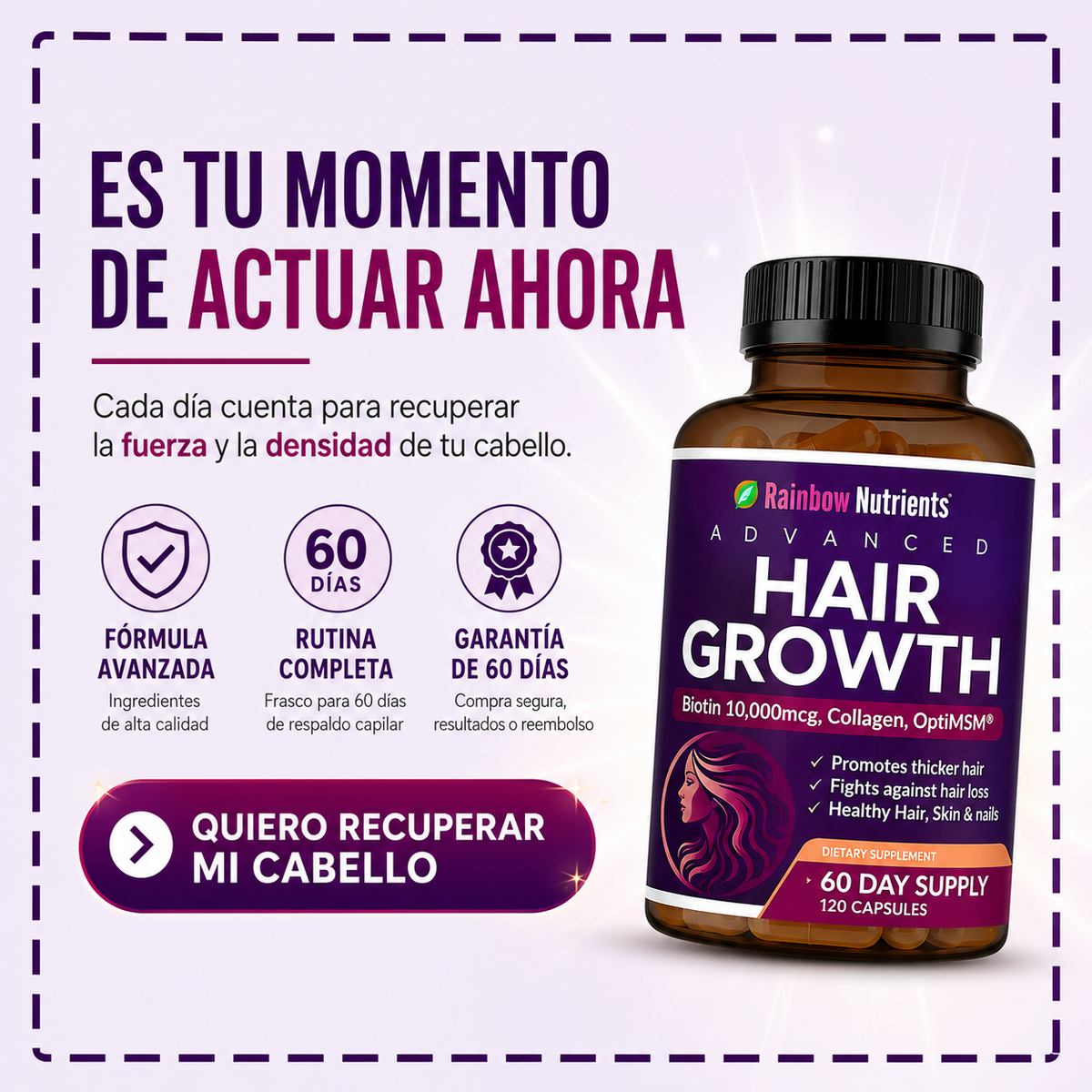 VITAMINAS PARA EL CABELLO HAIR GROWTH