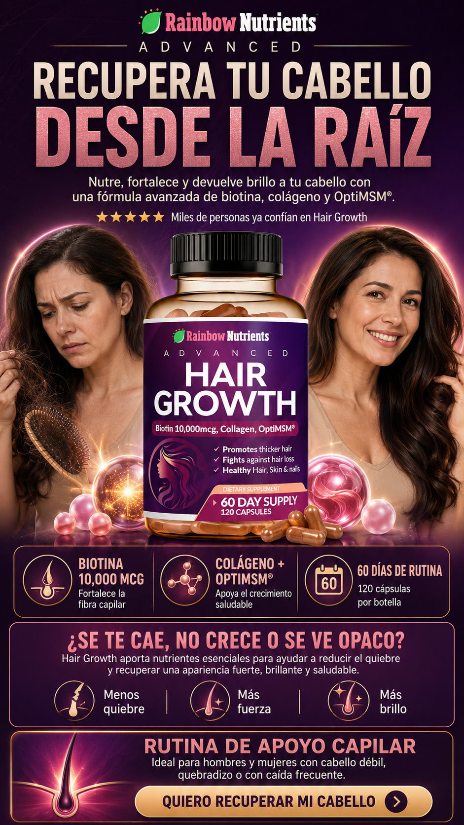 VITAMINAS PARA EL CABELLO HAIR GROWTH