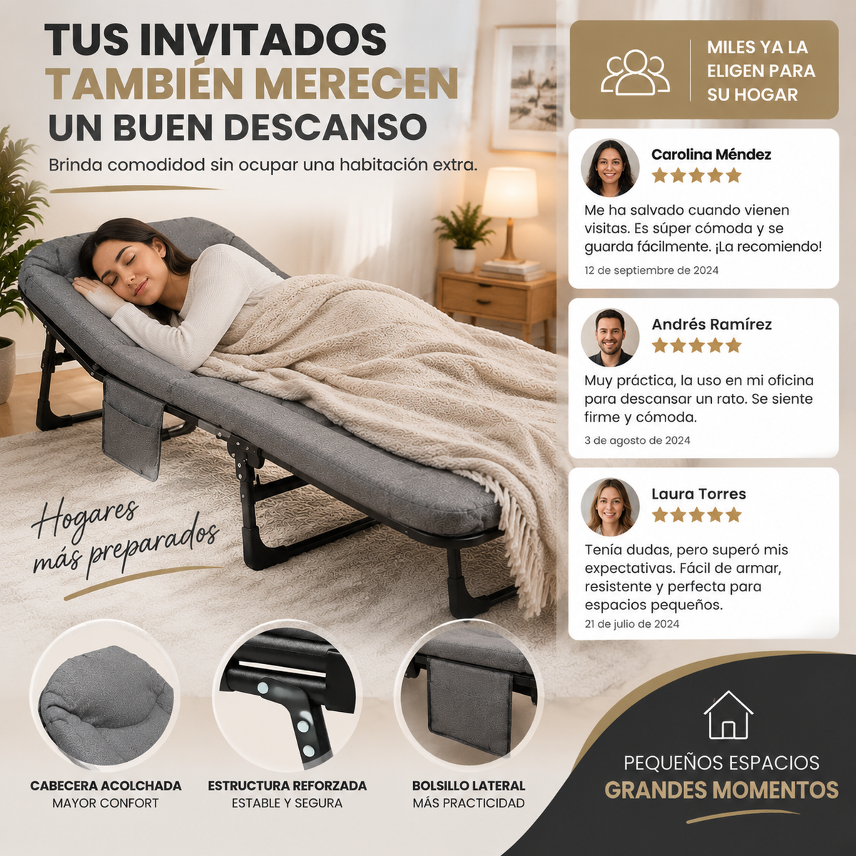 CAMA PLEGABLE 2942