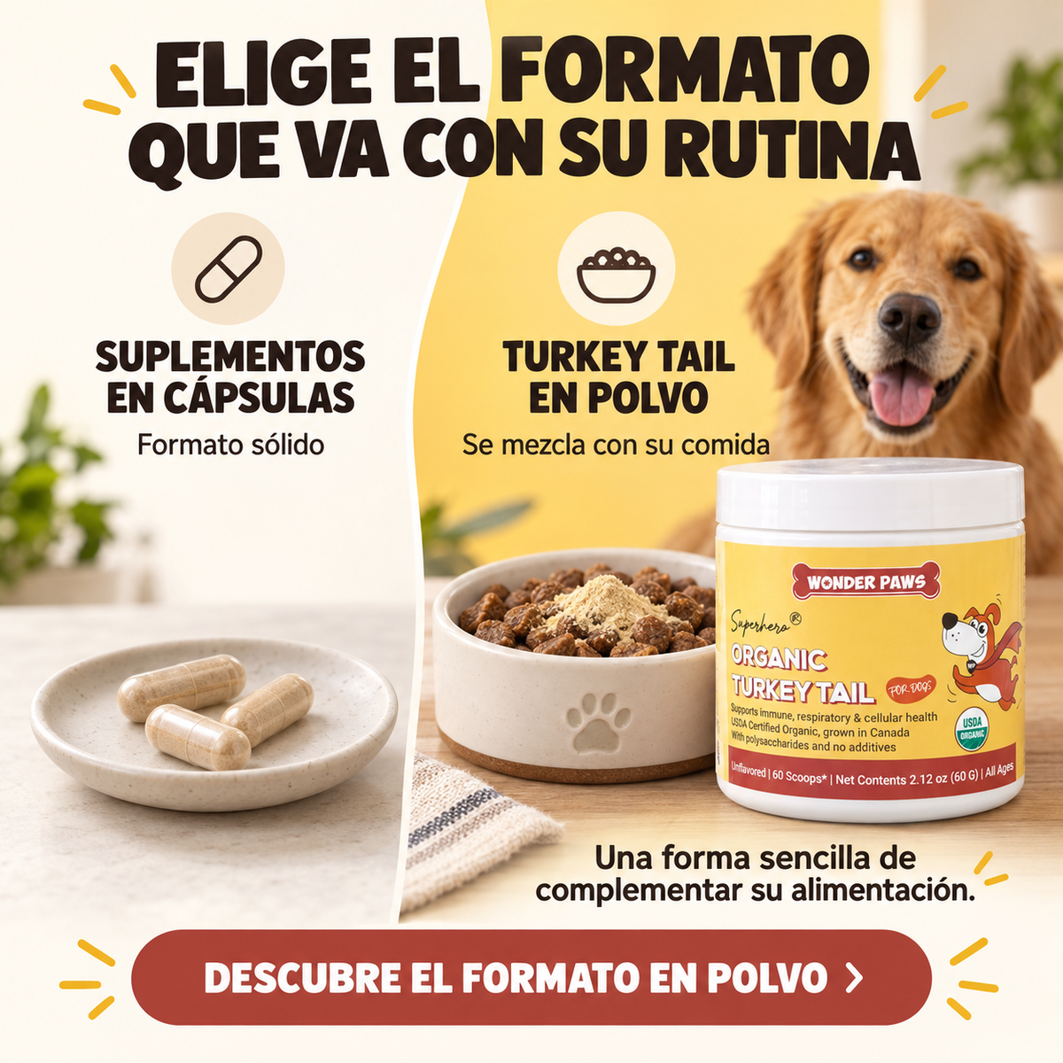 HONGO COLA DE PAVO WONDER PAWS PREMIUM