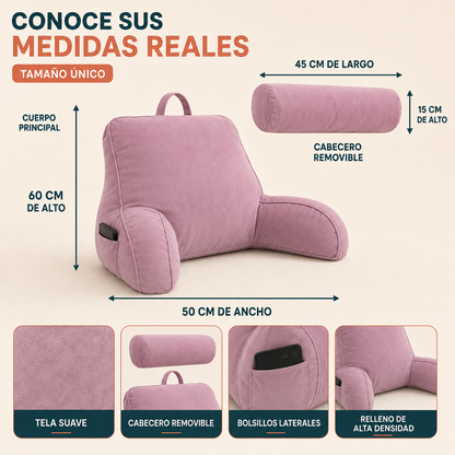 Cojín TV con Apoyabrazos y Cabecero