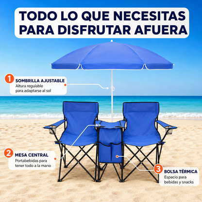 Silla Plegable De Camping De Doble