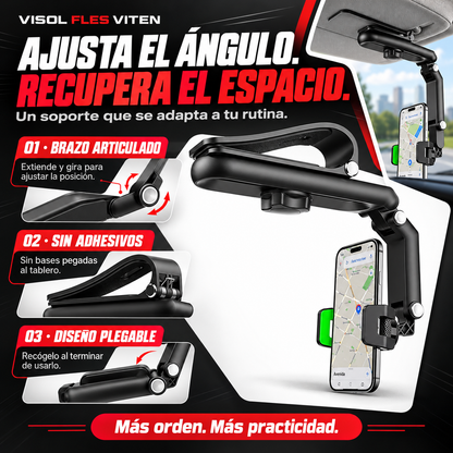 SOPORTE CARRO PARA VISERA SOLAR