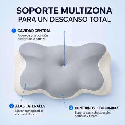 Almohada cervical ortopédica estrella