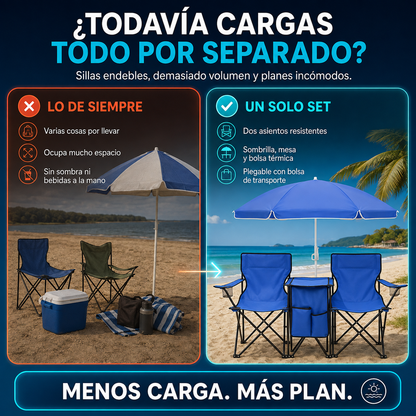 Silla Plegable De Camping De Doble