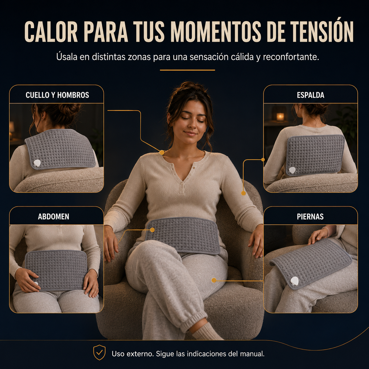 Manta Termica Eléctrica Fisioterapia