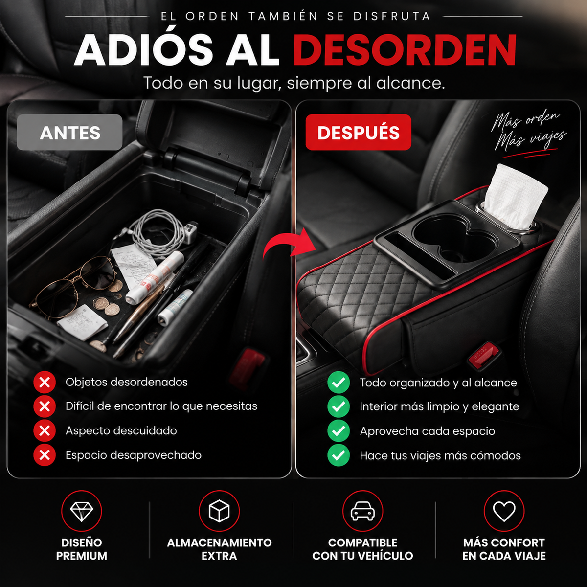 Cojín Reposa Brazos C/almohadilla Y Caja