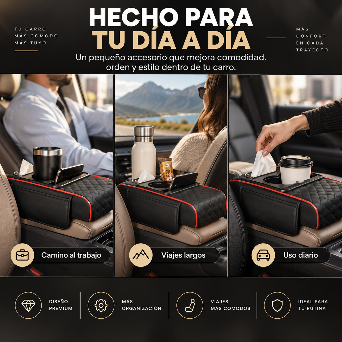 Cojín Reposa Brazos C/almohadilla Y Caja