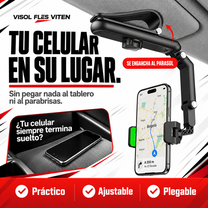SOPORTE CARRO PARA VISERA SOLAR