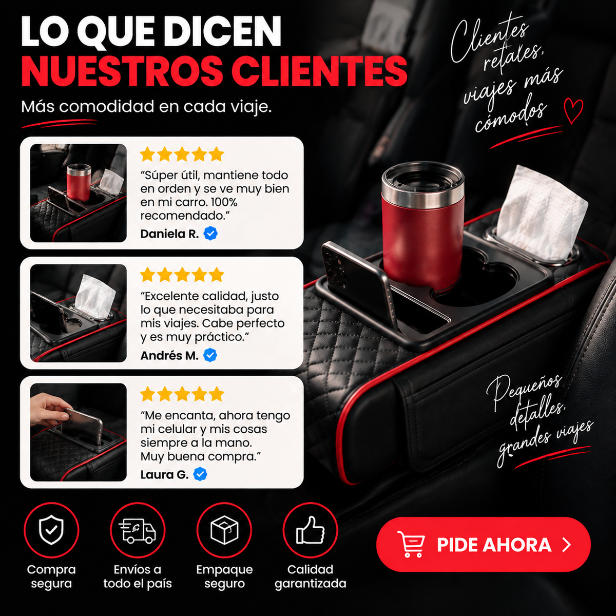 Cojín Reposa Brazos C/almohadilla Y Caja