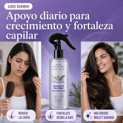 Tónico de crecimiento romero y arroz