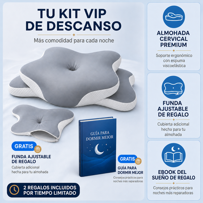 Almohada cervical ortopédica estrella