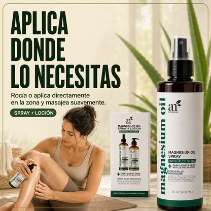 Combo de Crema y Spray de Magnesium