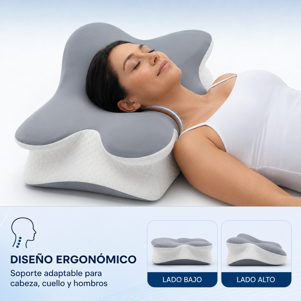 Almohada cervical ortopédica estrella