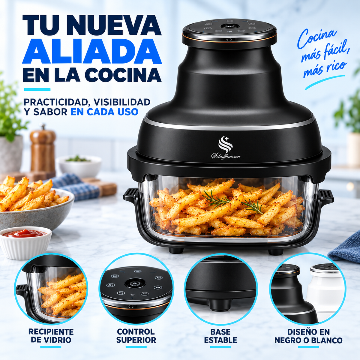 Freidora de Aire Digital Crispi 4,5 L