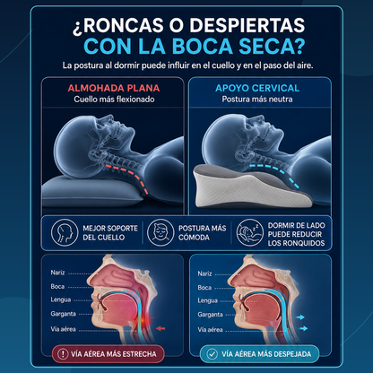 Almohada cervical ortopédica estrella