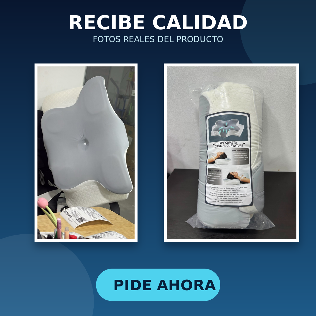 Almohada cervical ortopédica estrella